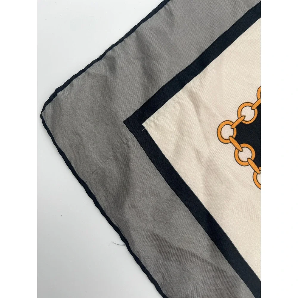 Vintage 1970/80's Pierre Cardin Paris Square Equestrian Retro Silk Scarf